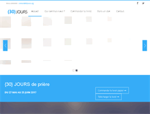 Tablet Screenshot of 30jours.org